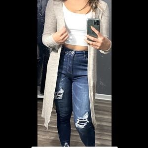 Light tan long cover up